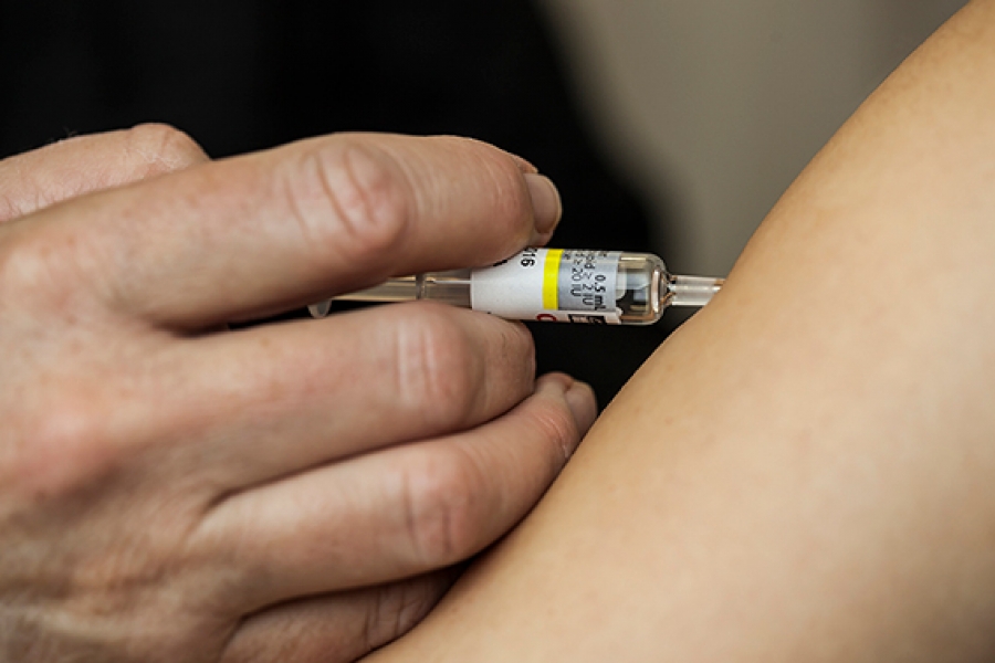 Flu shot vaccination
