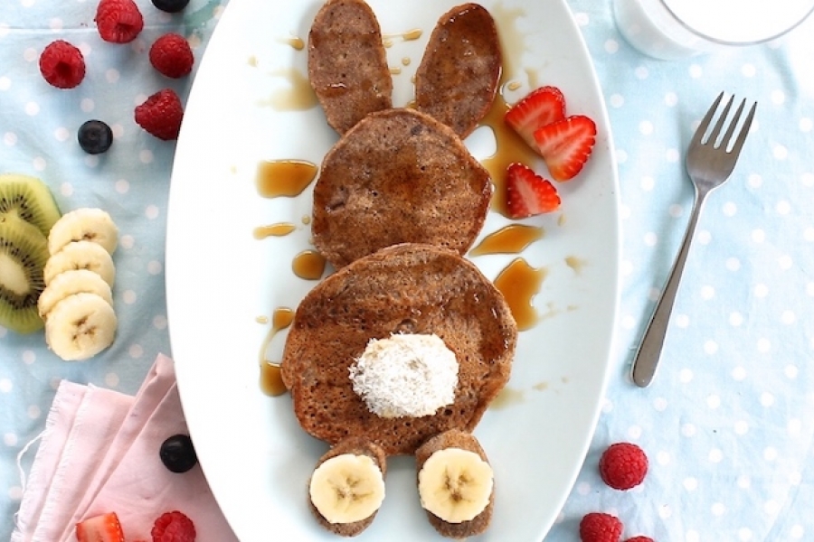 Easter Bunny pancake