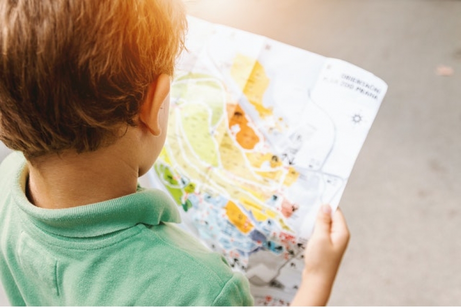 boy-child-cute-map Boy staring at map