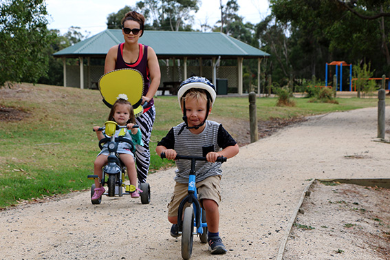 Getting your daily exercise with a toddler or two in tow Getting your daily exercise with a toddler or two in tow