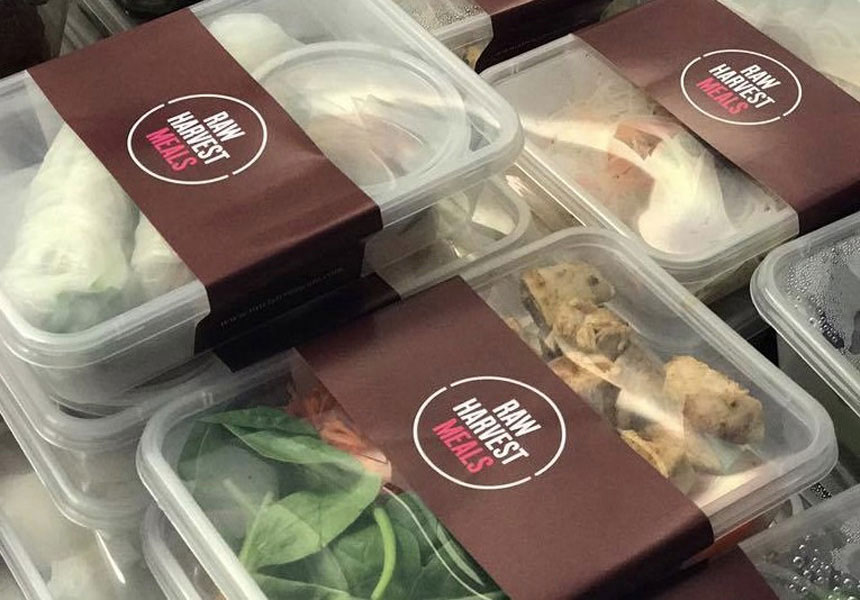 Image of Raw Harvest take away packaged meals Image of Raw Harvest take away packaged meals