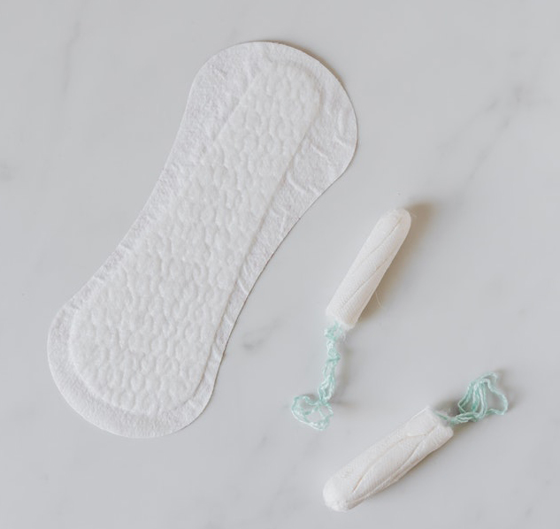 Pads and tampons - period products